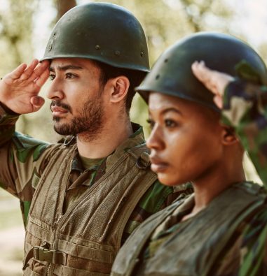 soldier-military-and-man-and-woman-salute-in-natu-2025-04-06-08-58-58-utc